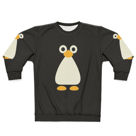 Penguin sweatshirt with cute cartoon design