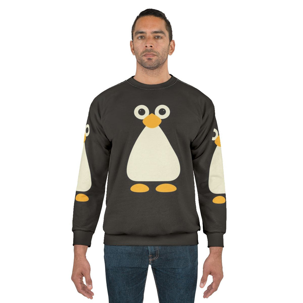 Penguin sweatshirt with cute cartoon design