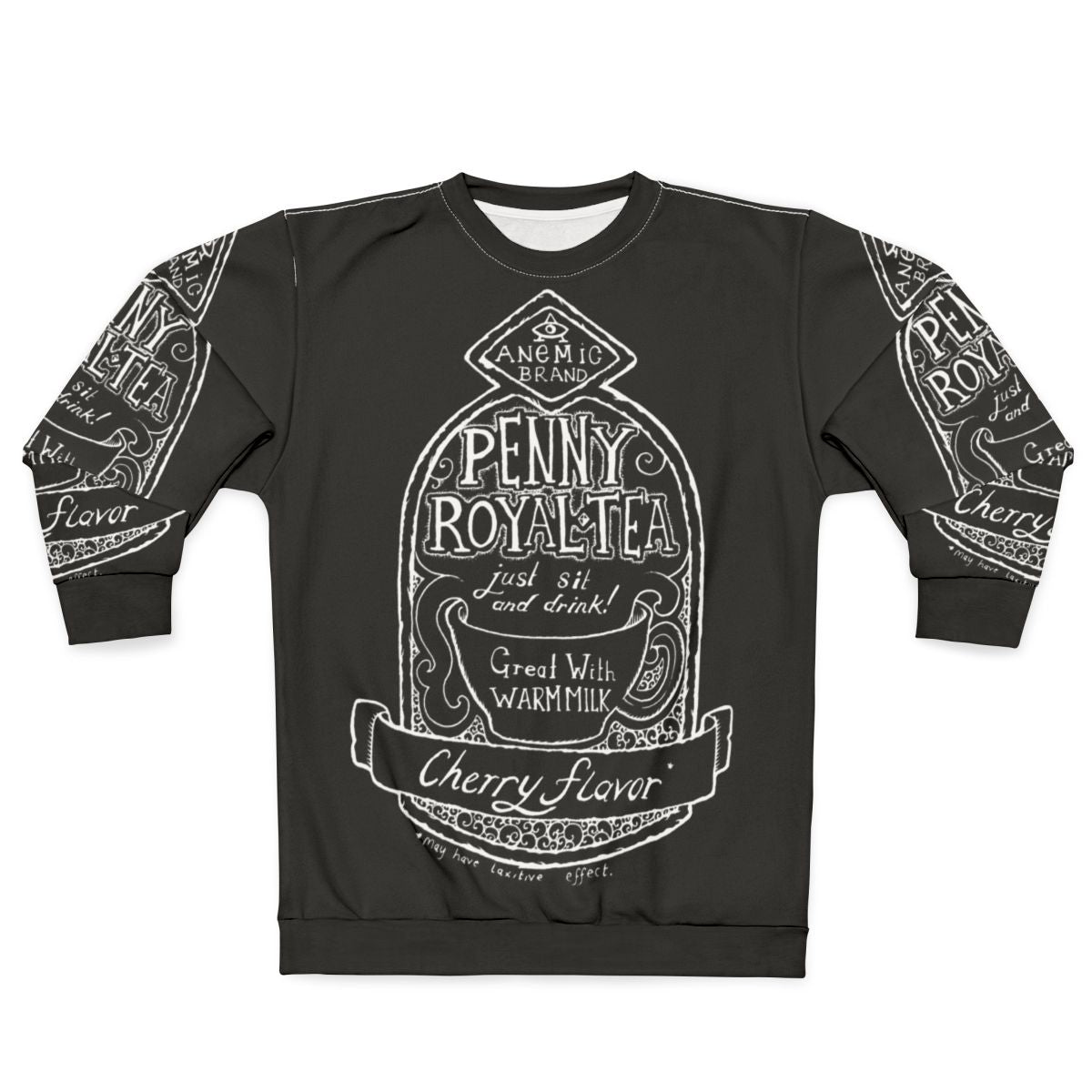 Pennyroyal Tea Sweatshirt with Nirvana Grunge Illustrated Lyrics