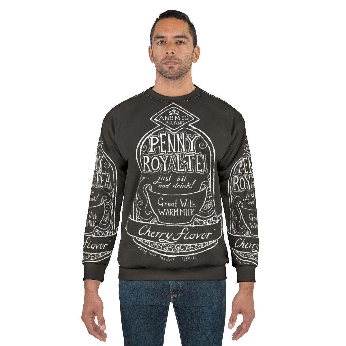 Pennyroyal Tea Sweatshirt with Nirvana Grunge Illustrated Lyrics