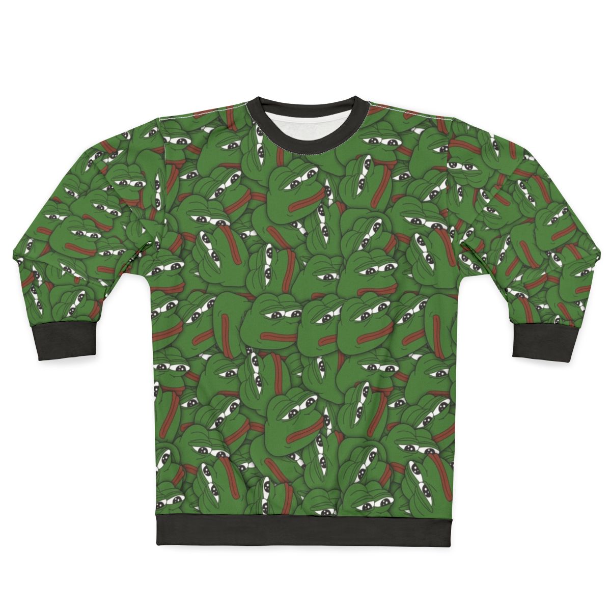 Pepe the Frog meme inspired sweatshirt
