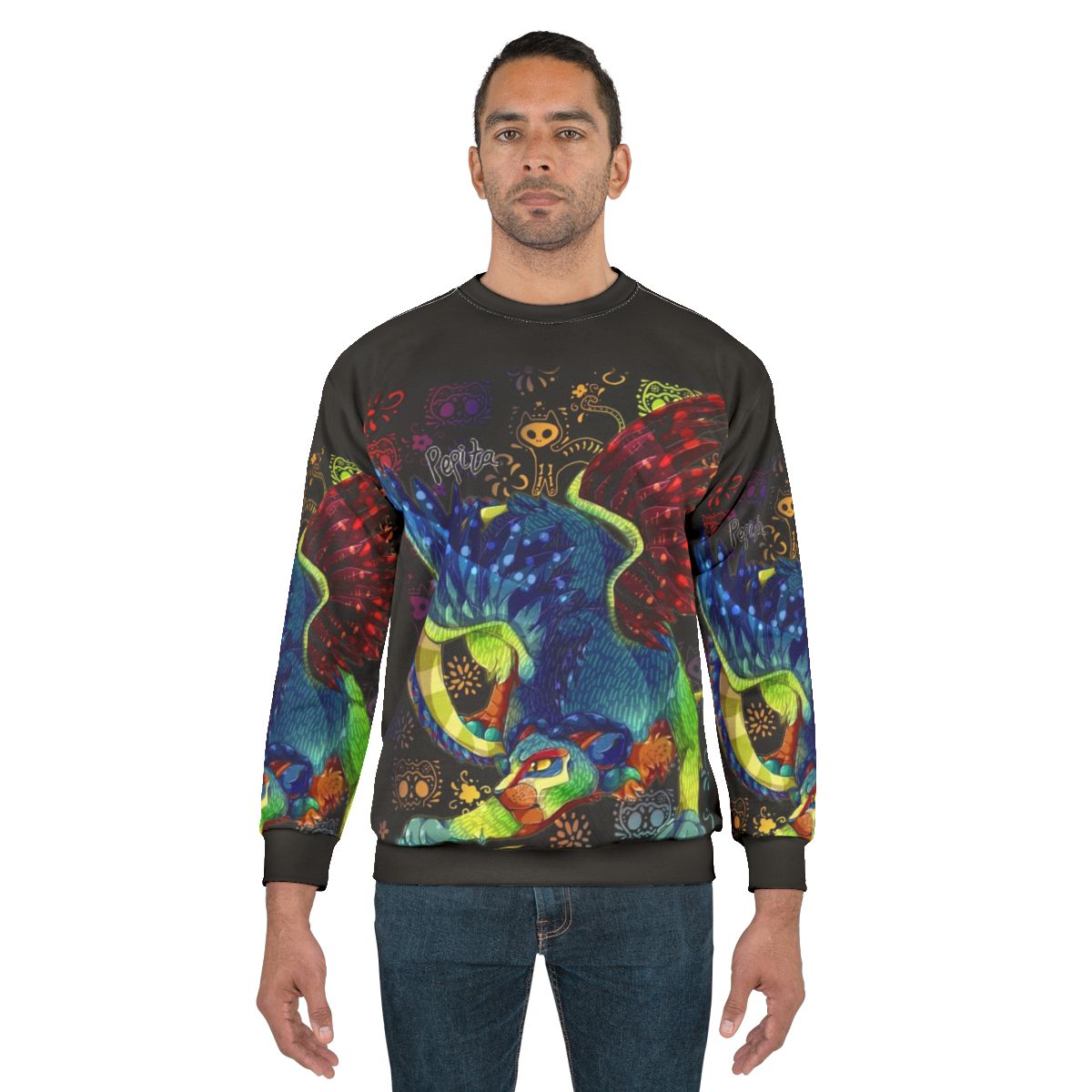 Pepita the Alebrije Coco Movie Inspired Feline Cat Sweatshirt