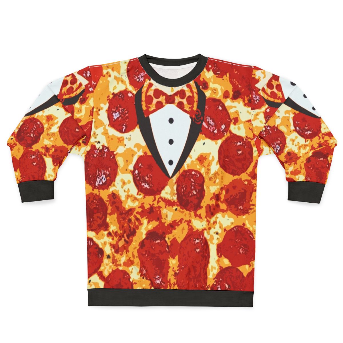 Pepperoni Pizza Tuxedo Sweatshirt
