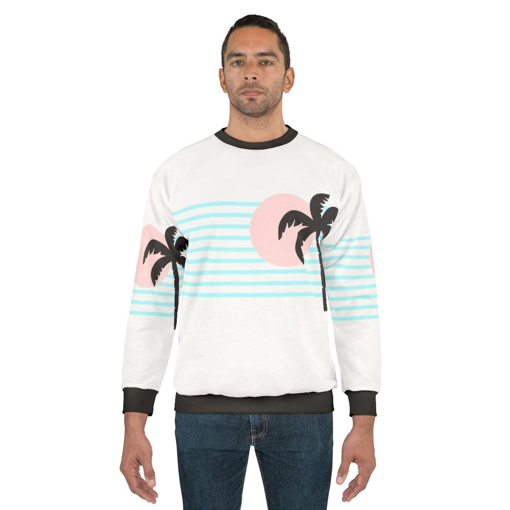 Retro 80s beach sweatshirt