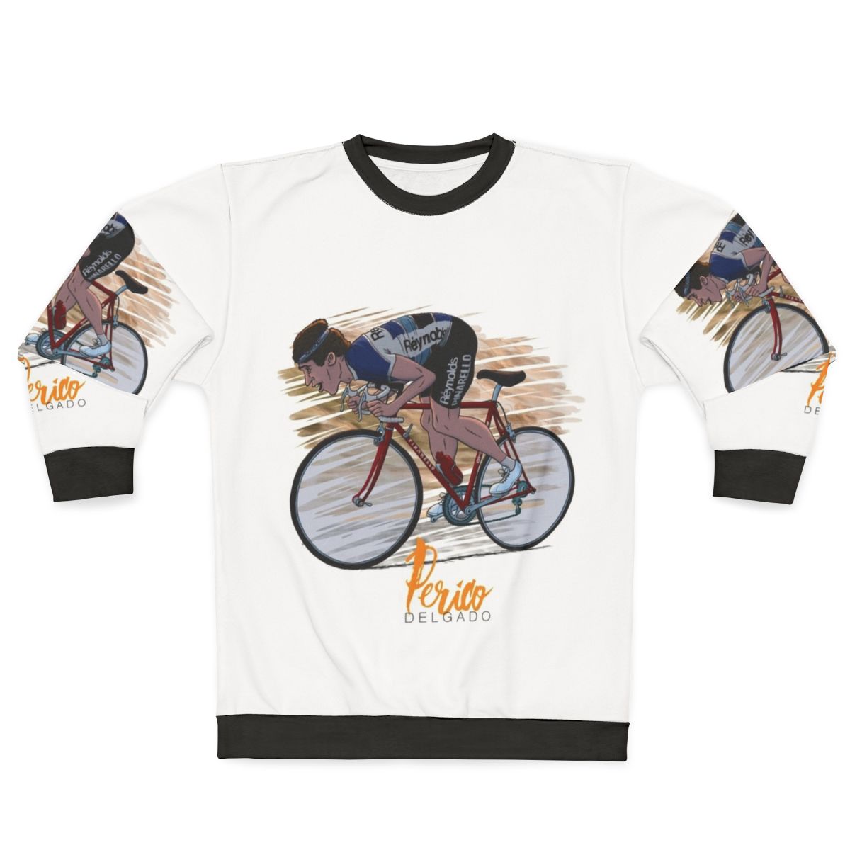 Perico Delgado Le Fou Des Pyr N Es Cycling Sweatshirt