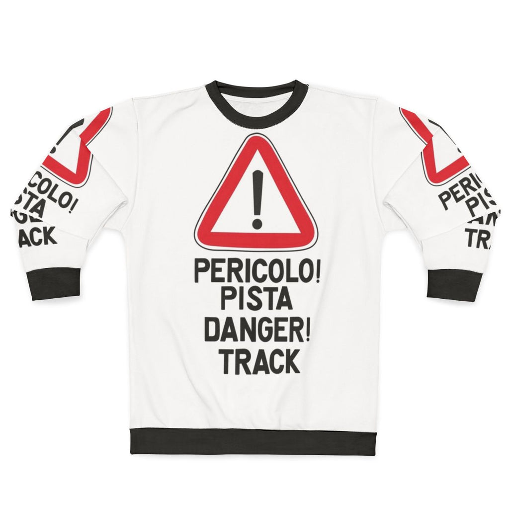 Pericolo Pista Racing Sweatshirt with Formula 1 design