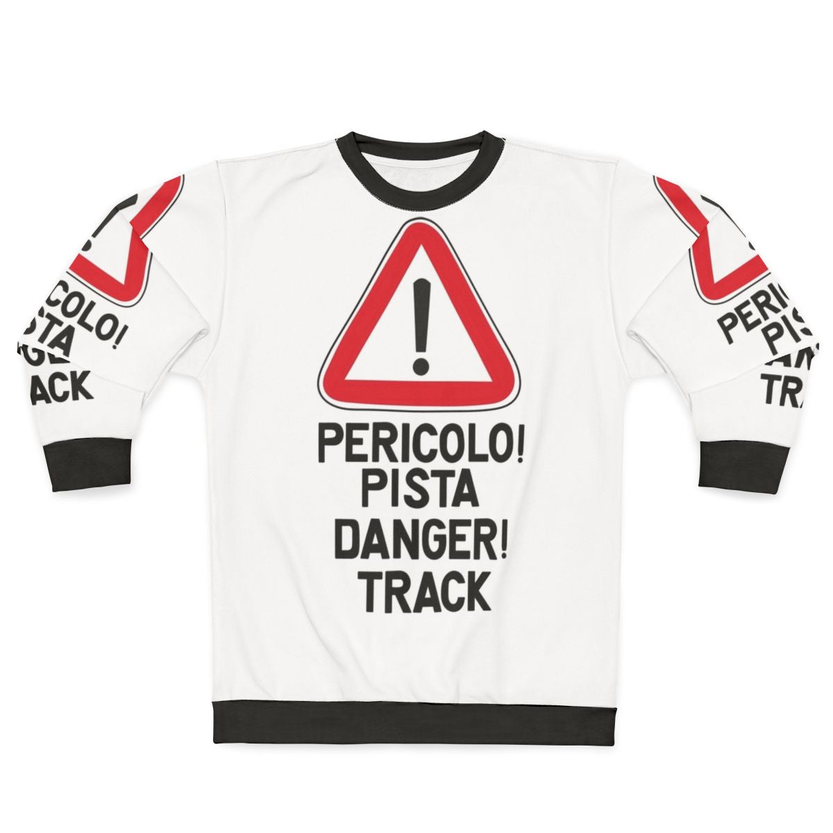 Pericolo Pista Racing Sweatshirt with Formula 1 design