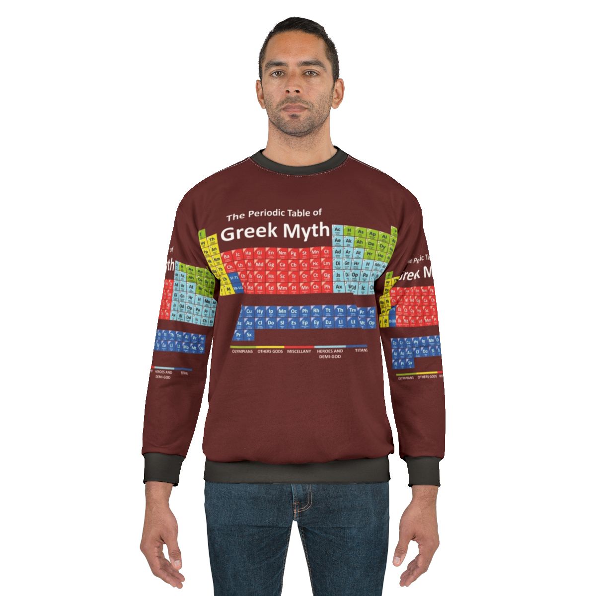 Periodic Table of Greek Mythology Sweatshirt