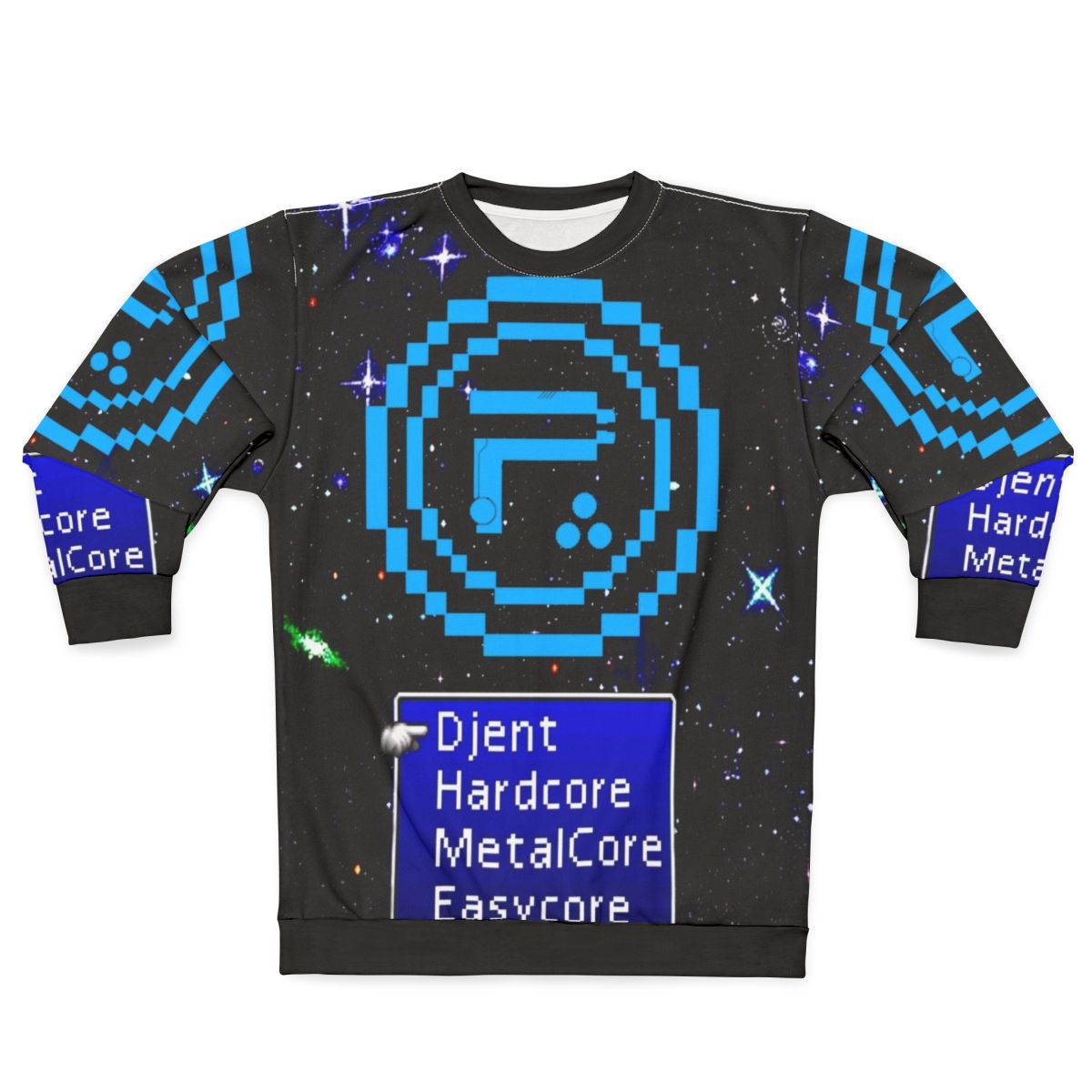 Periphery 8-Bit Blue Select Difficulty Sweatshirt