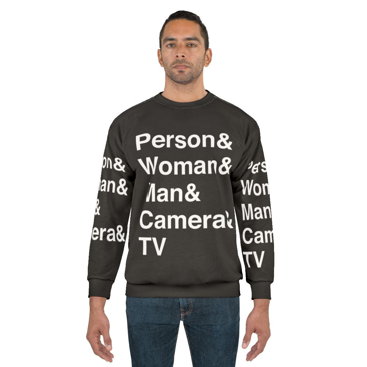 Trump Cognitive Test Person Woman Man Camera TV Sweatshirt