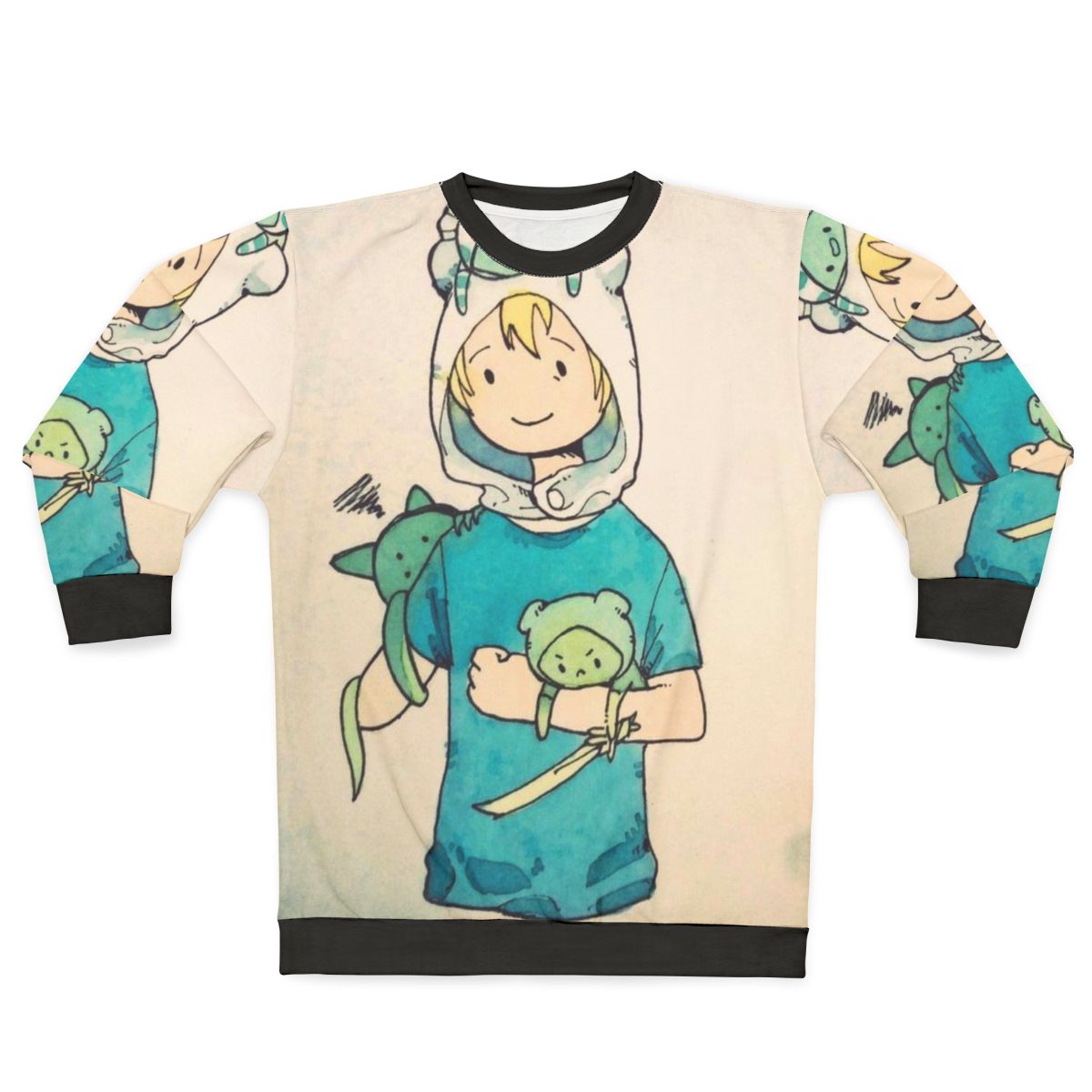 Fallout inspired petals on the outcast sweatshirt