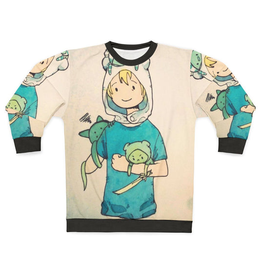 Fallout inspired petals on the outcast sweatshirt