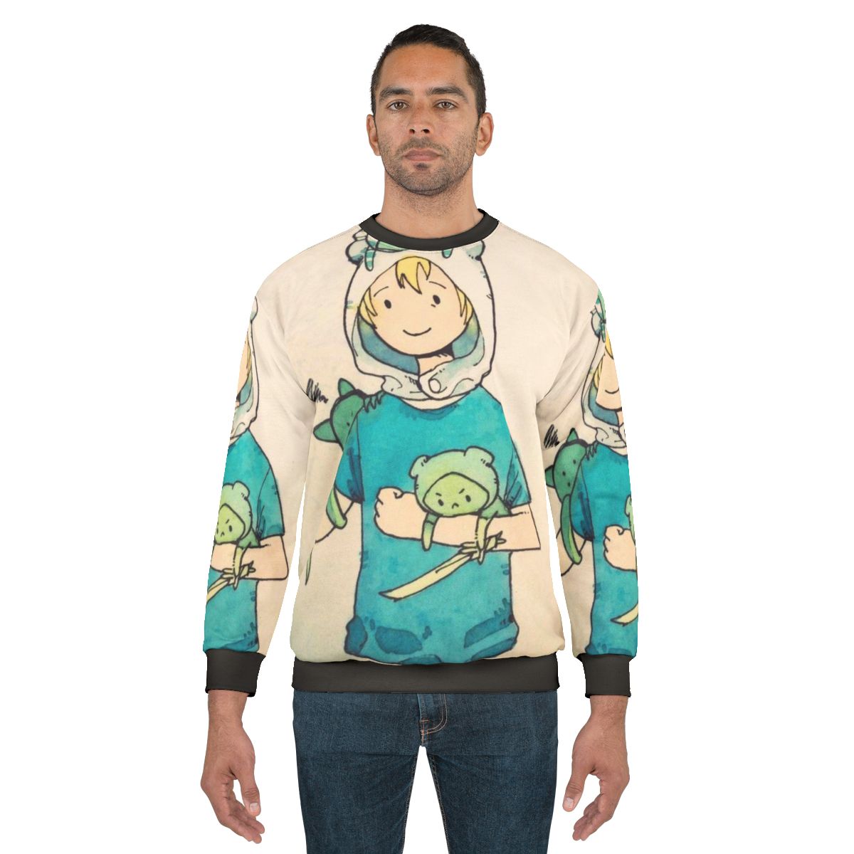 Fallout inspired petals on the outcast sweatshirt