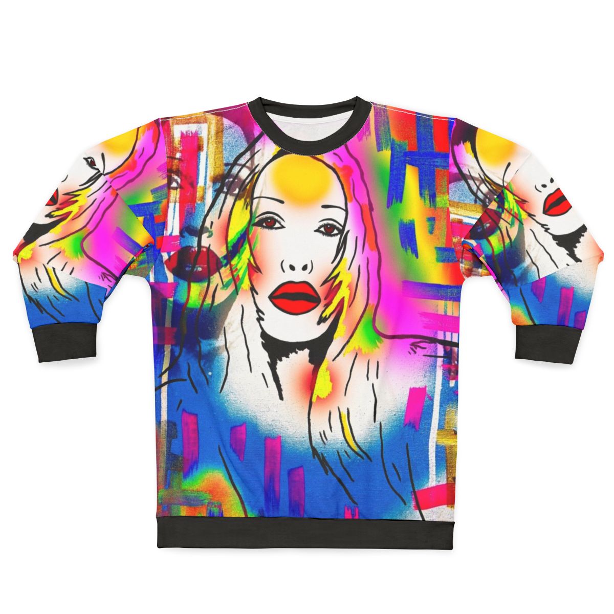 Retro 80s Pete Burns Celebrity Sweatshirt