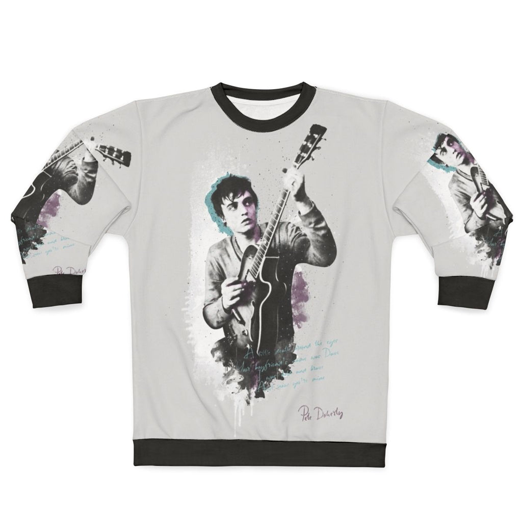 Pete Doherty inspired "A Little Death Around The Eyes" sweatshirt