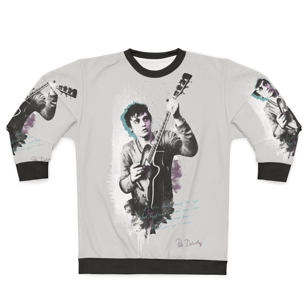 Pete Doherty inspired "A Little Death Around The Eyes" sweatshirt