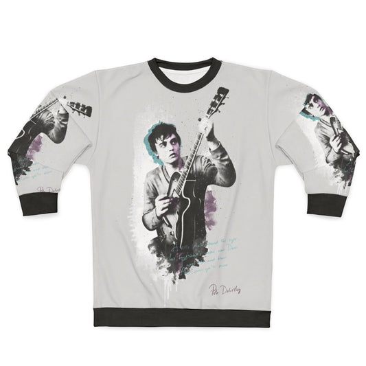 Pete Doherty inspired "A Little Death Around The Eyes" sweatshirt