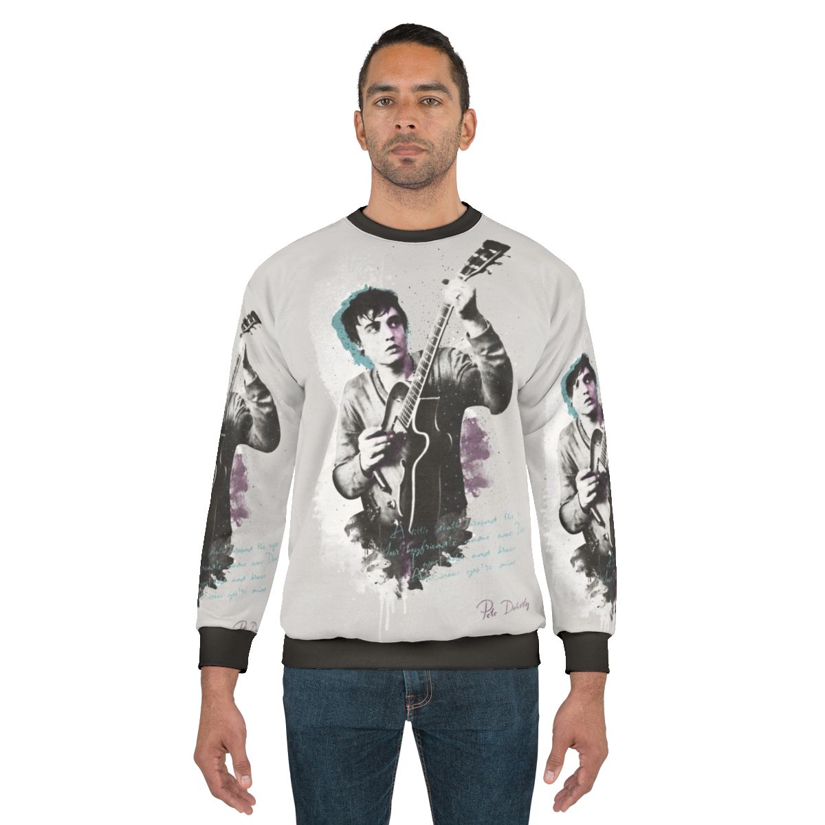 Pete Doherty inspired "A Little Death Around The Eyes" sweatshirt