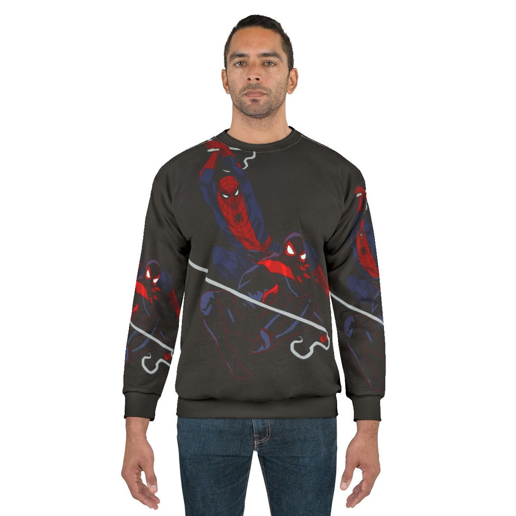 Spider-Man Spiderverse Sweatshirt featuring Miles Morales and Peter Parker