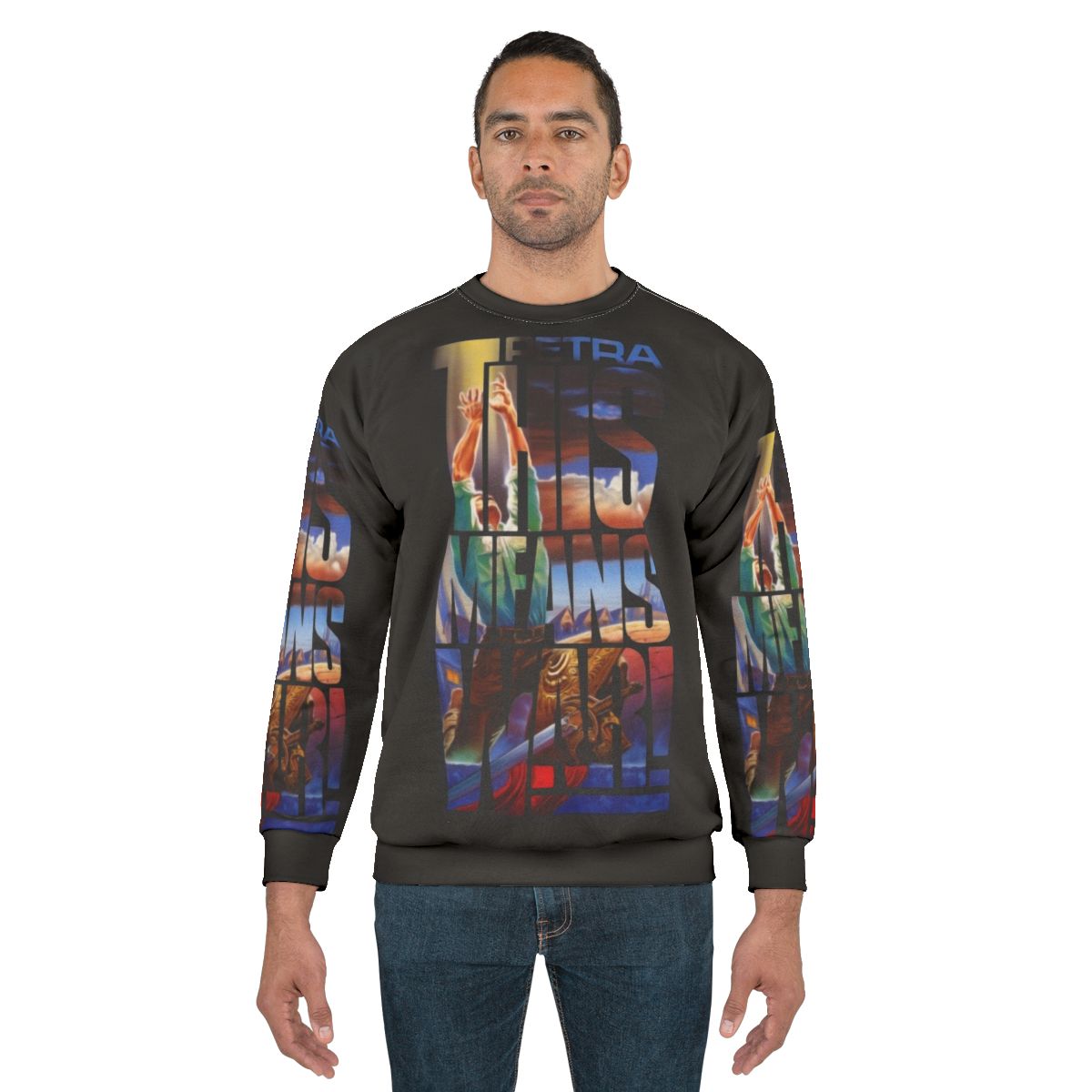 Petra "This Means War" Retro Christian 80s Band Sweatshirt