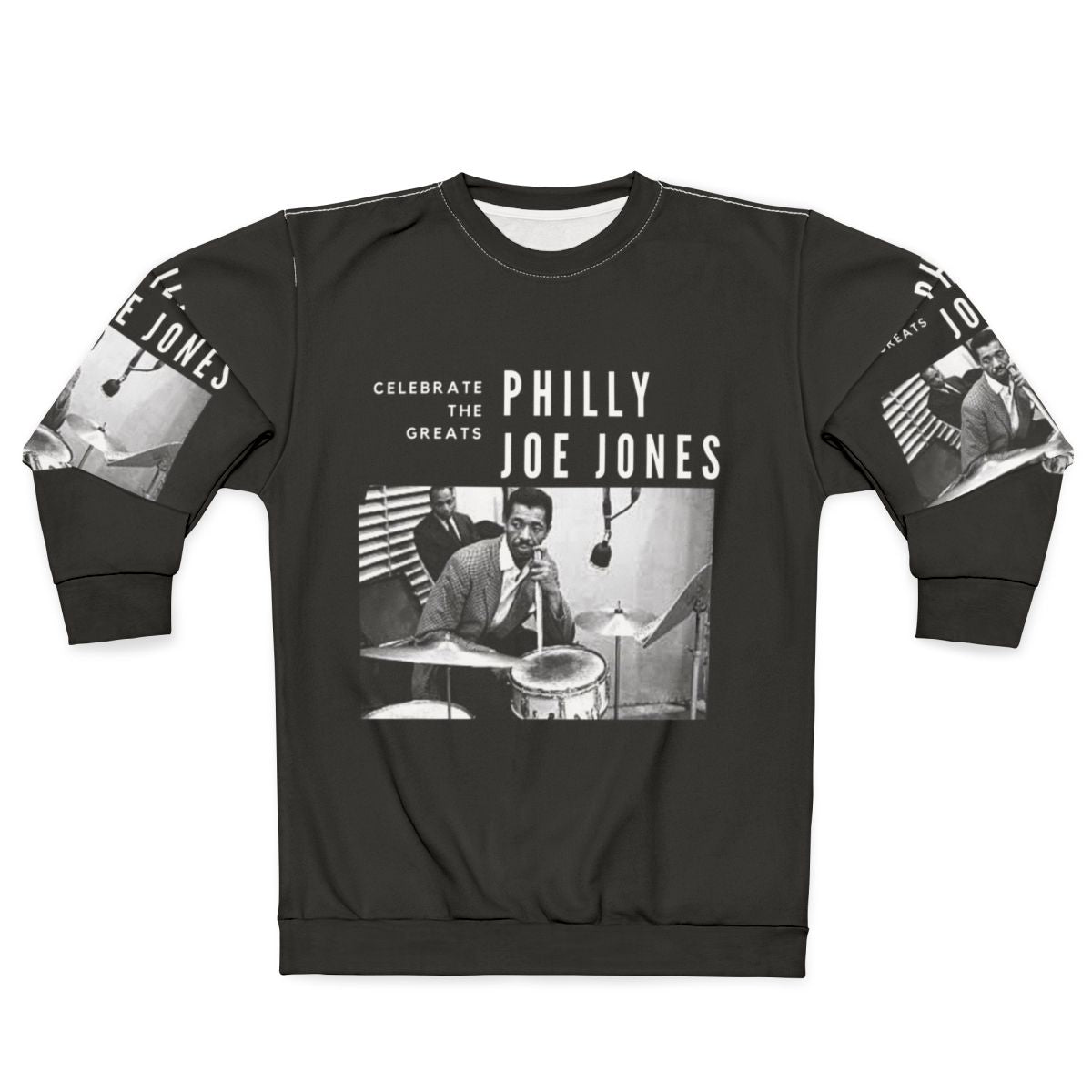 Philly Joe Jones Jazz Drummer Sweatshirt