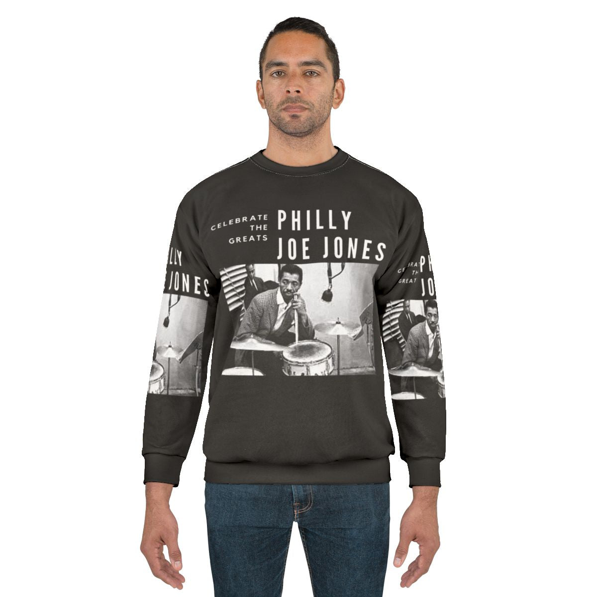 Philly Joe Jones Jazz Drummer Sweatshirt