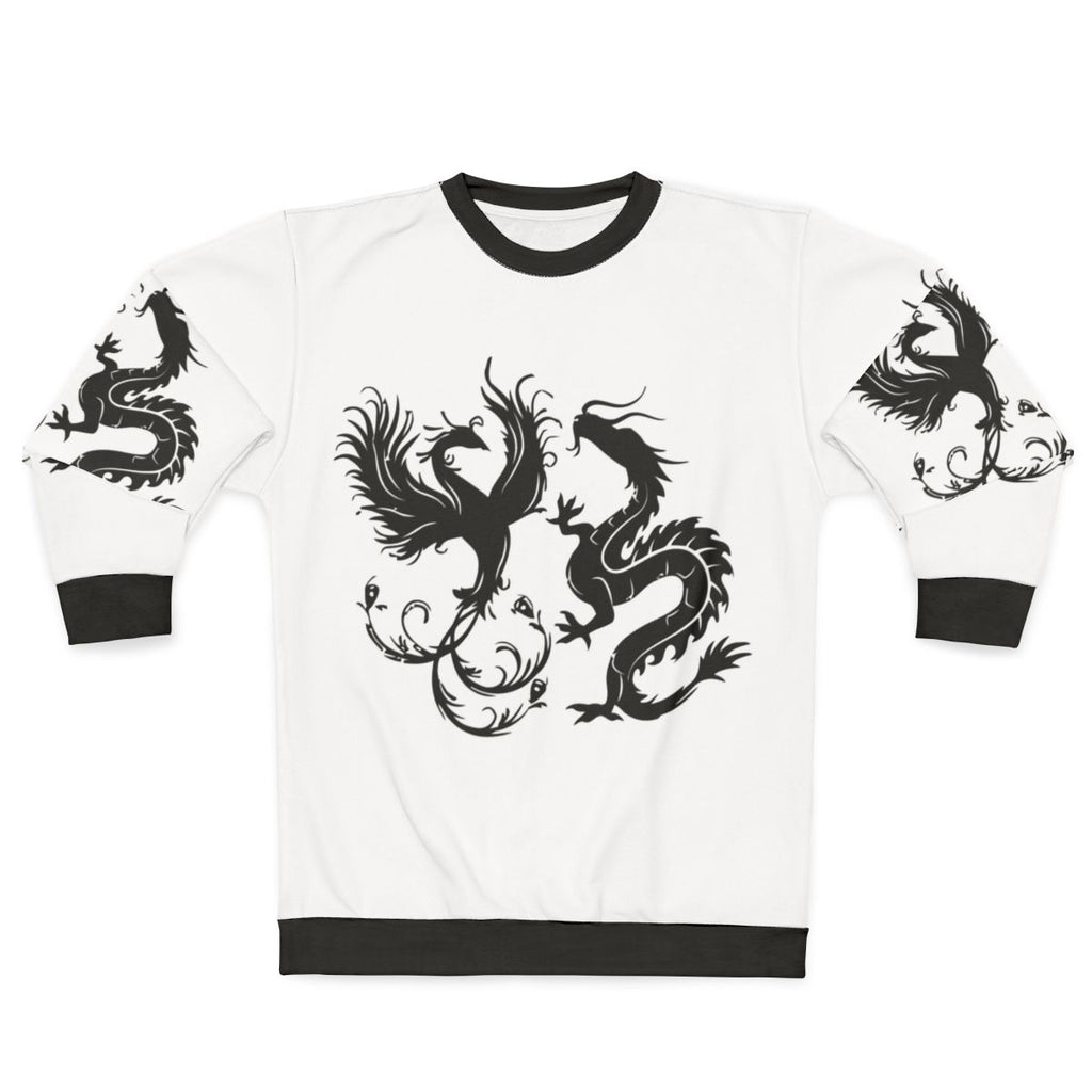 Phoenix and dragon mythical creature sweatshirt