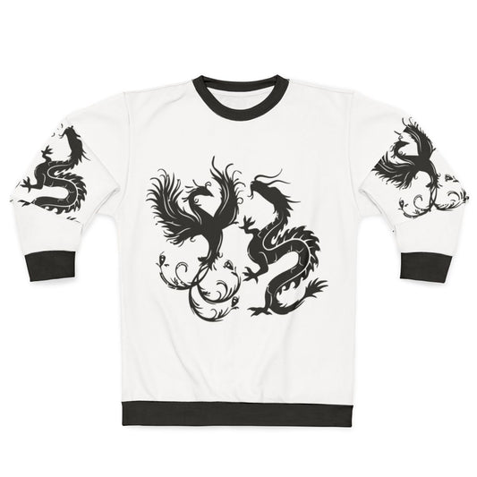Phoenix and dragon mythical creature sweatshirt