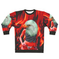 Mythical Phoenix Sweatshirt with Retro Nature Inspired Design