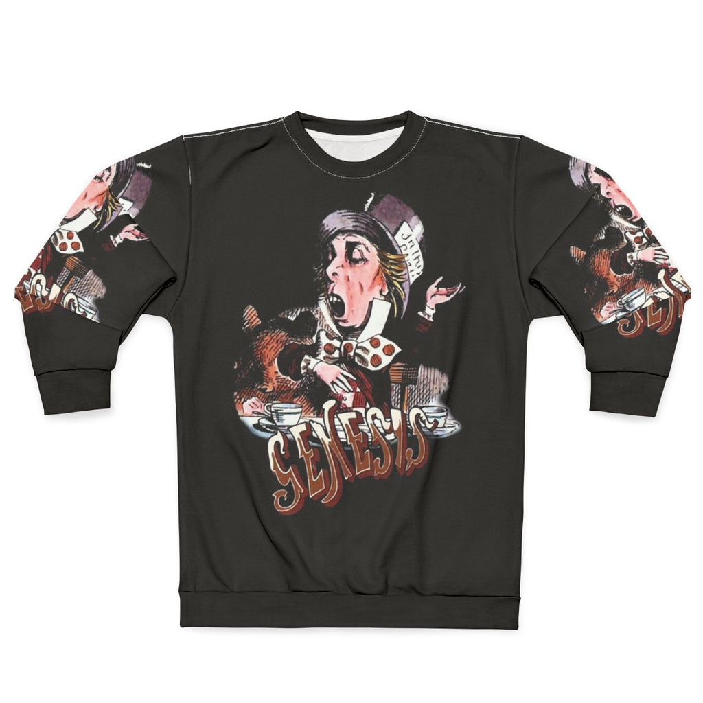 Retro Genesis Band Sweatshirt with Photographic Graphic