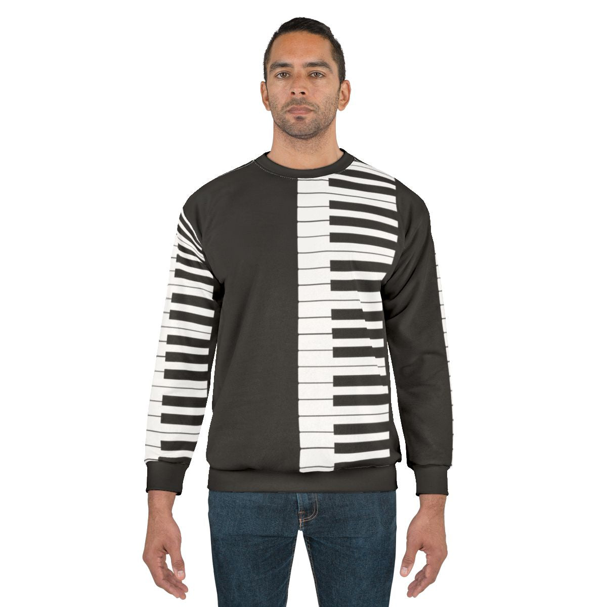 Piano Keyboard Sweatshirt for Musicians