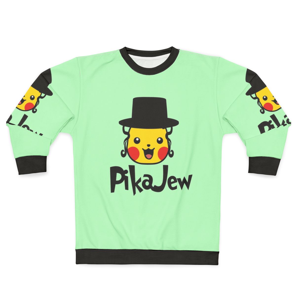Pikajew themed Pokemon character sweatshirt