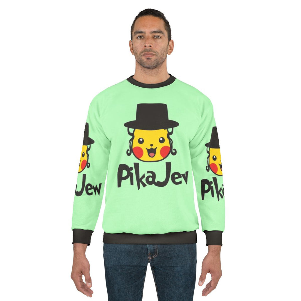 Pikajew themed Pokemon character sweatshirt