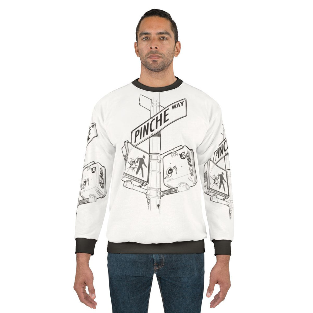 New York City Street Sign Graphic Sweatshirt
