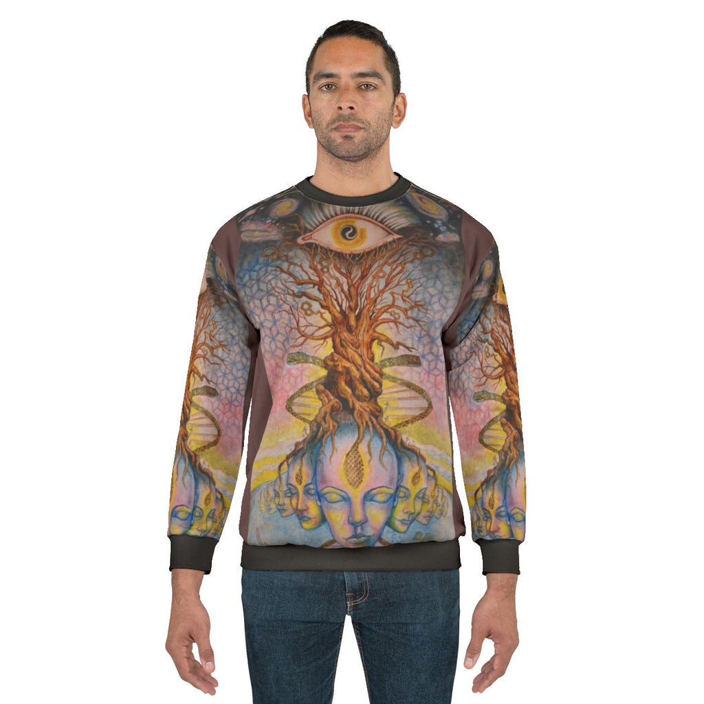 Pineal Gland Sweatshirt with Visionary Art Design