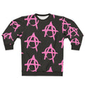 Pink Anarchy Sweatshirt with Machine Gun Kelly Inspired Design