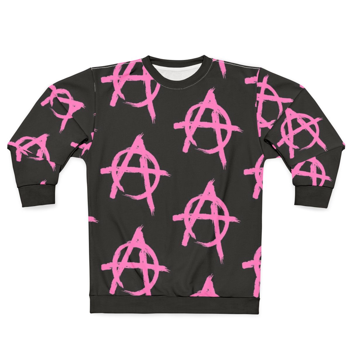 Pink Anarchy Sweatshirt with Machine Gun Kelly Inspired Design