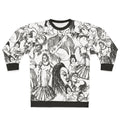 Pink Flamingos Sweatshirt with John Waters Inspired Graphic Design