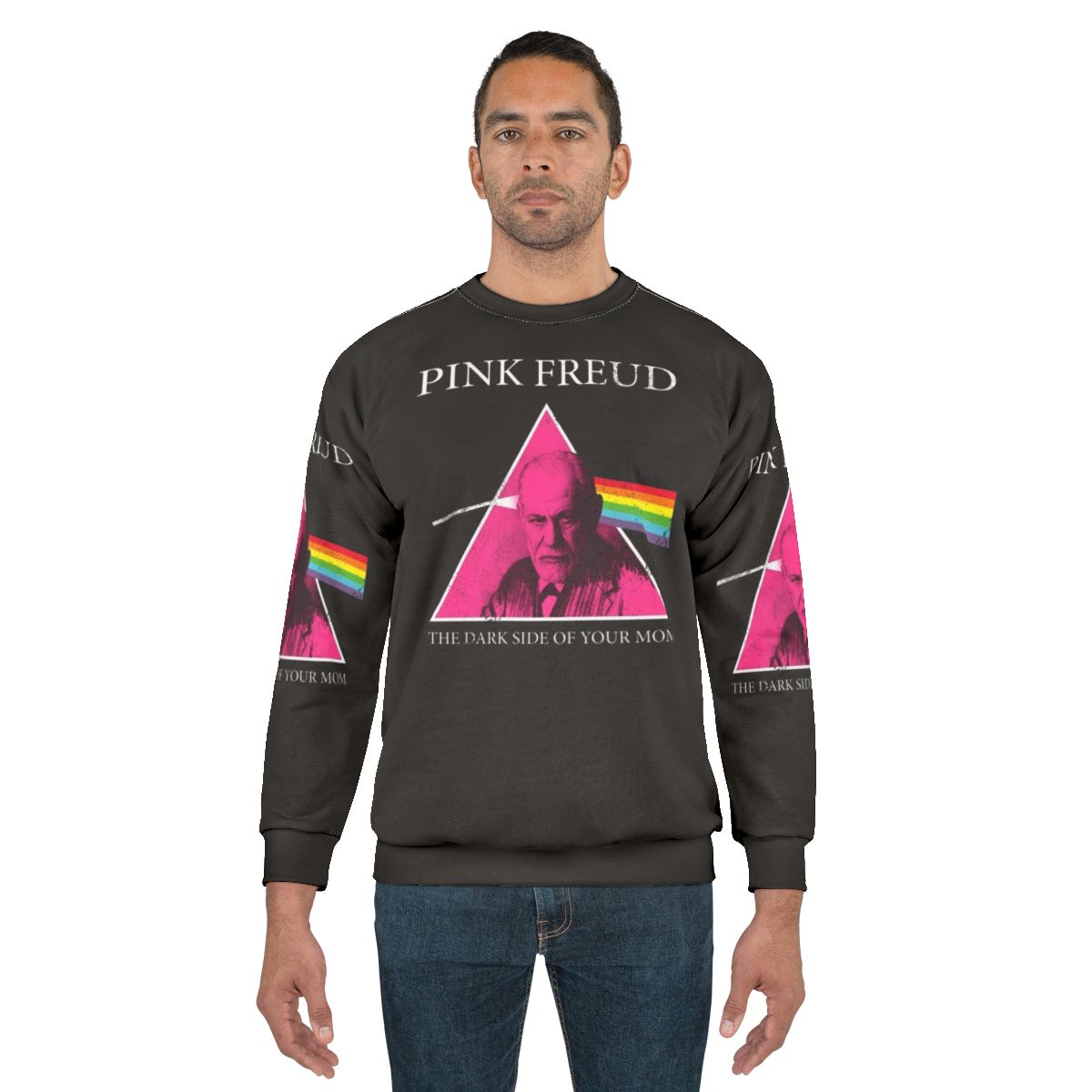 Pink Freud Dark Side of the Moon Music Sweatshirt