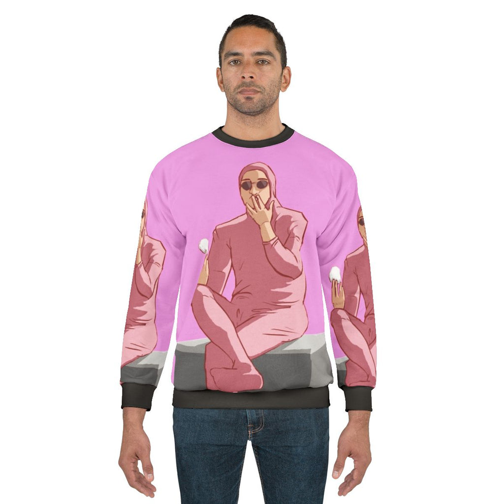 Pink Guy Rice Ball Sweatshirt, Filthy Frank Inspired Graphic Tee
