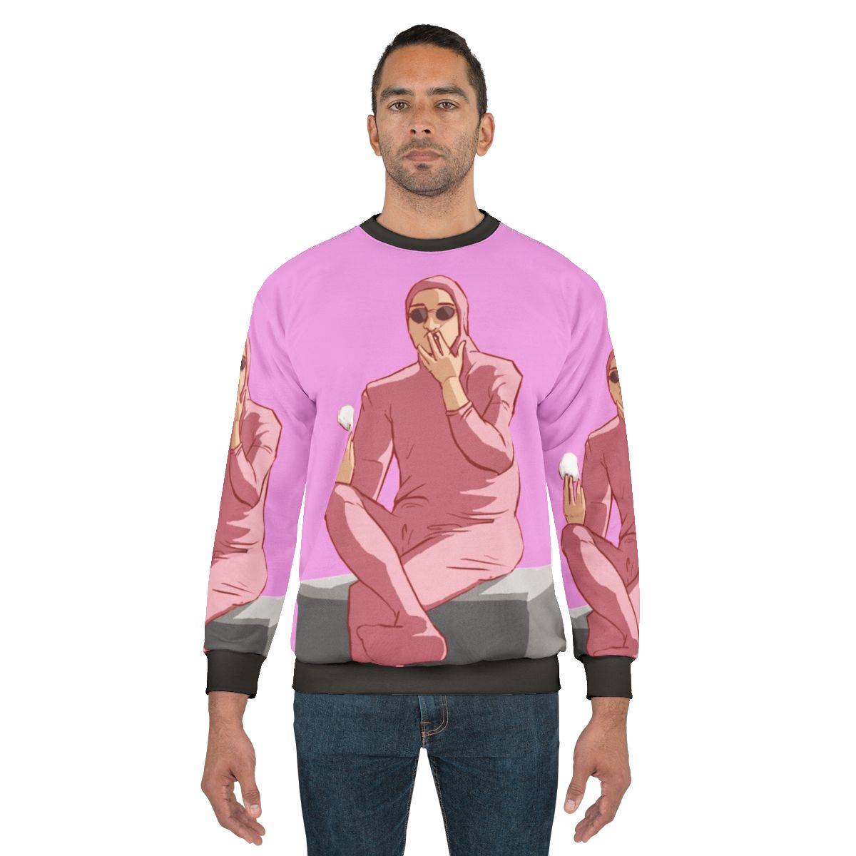 Pink Guy Rice Ball Sweatshirt, Filthy Frank Inspired Graphic Tee