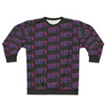 Kiss the Band Pink and Purple Tie Dye Sweatshirt