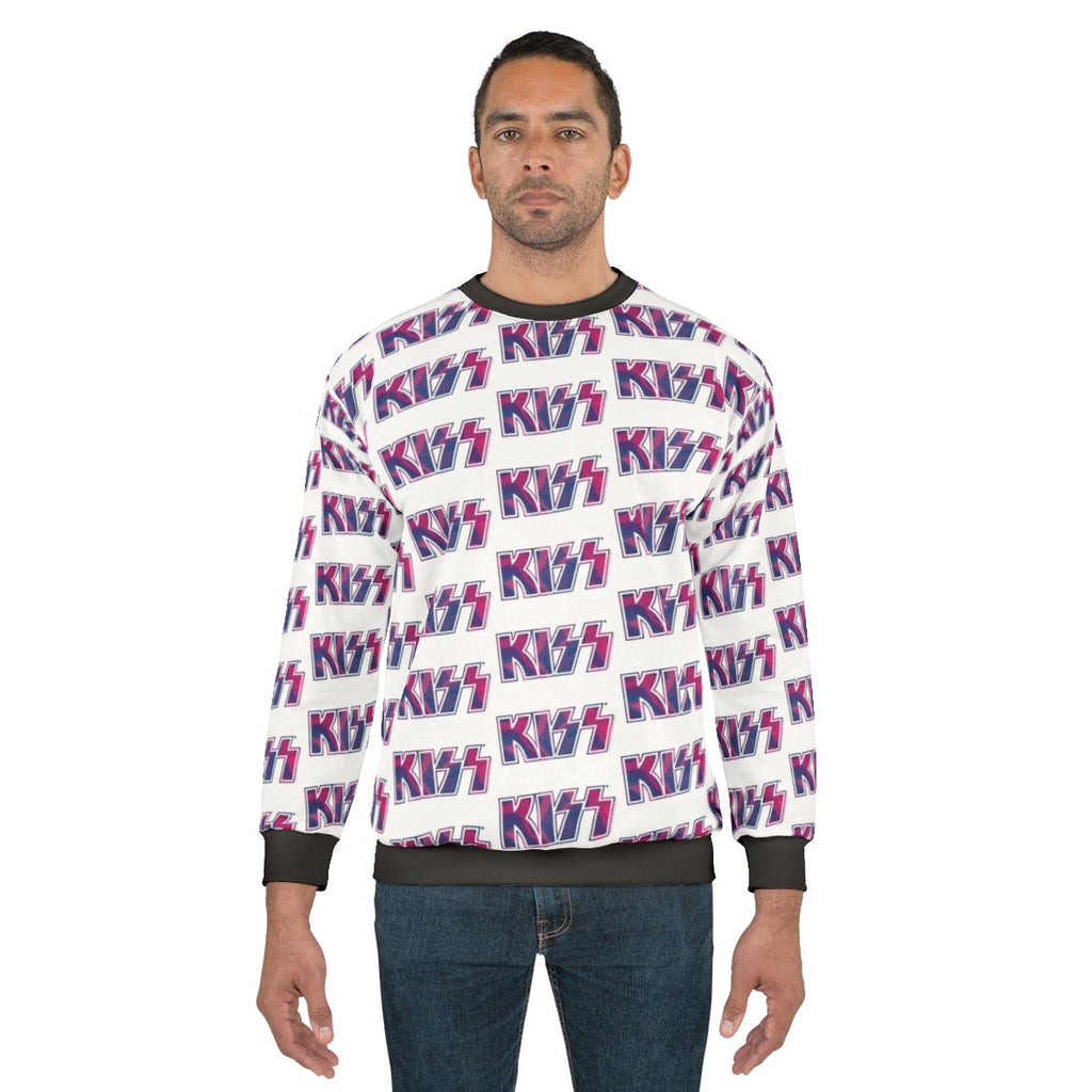 Kiss The Band Tie Dye Logo Sweatshirt