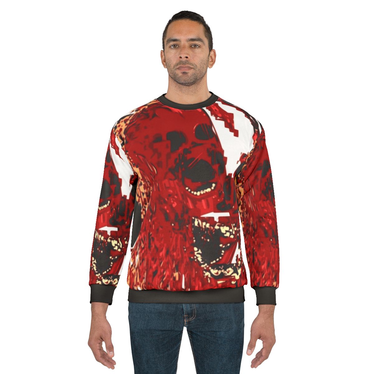Pink Wojak Scream Horror Sweatshirt