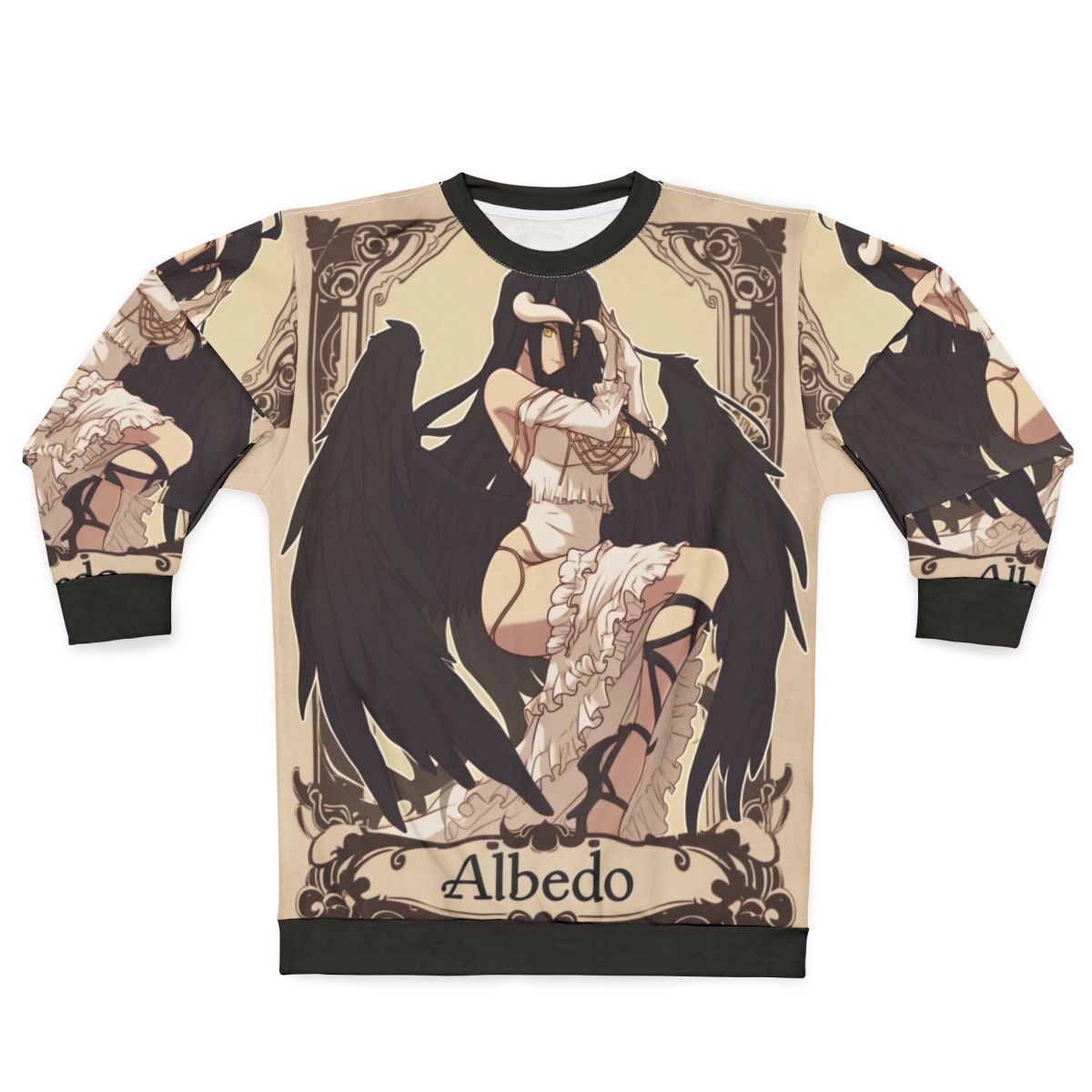 Albedo anime girl pinup style sweatshirt