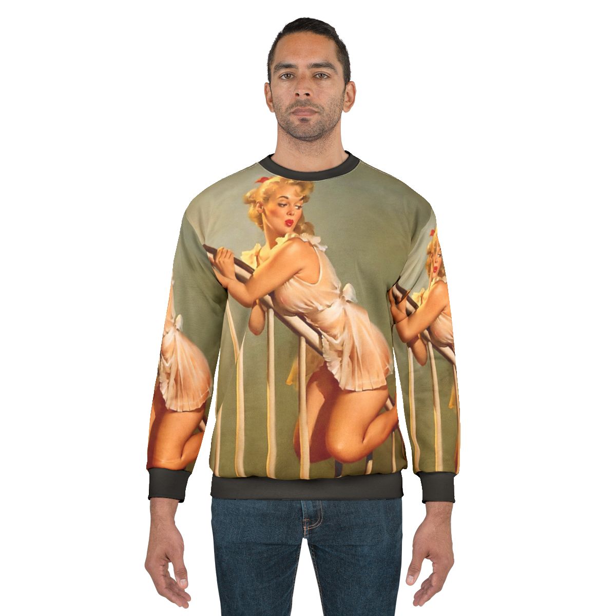 Vintage Pinup Girl Sweatshirt