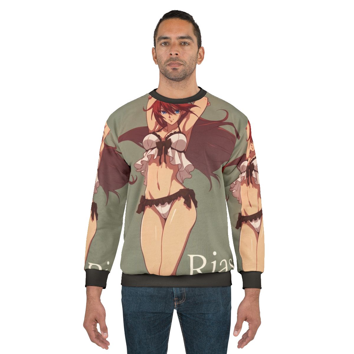 Rias Gremory pinup style sweatshirt