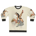 Retro pinup sweatshirt with vintage design