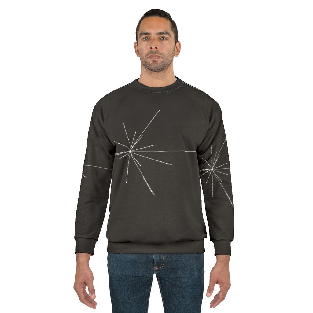 Pioneer Plaque Pulsar Map Sweatshirt - Cosmic Exploration Apparel