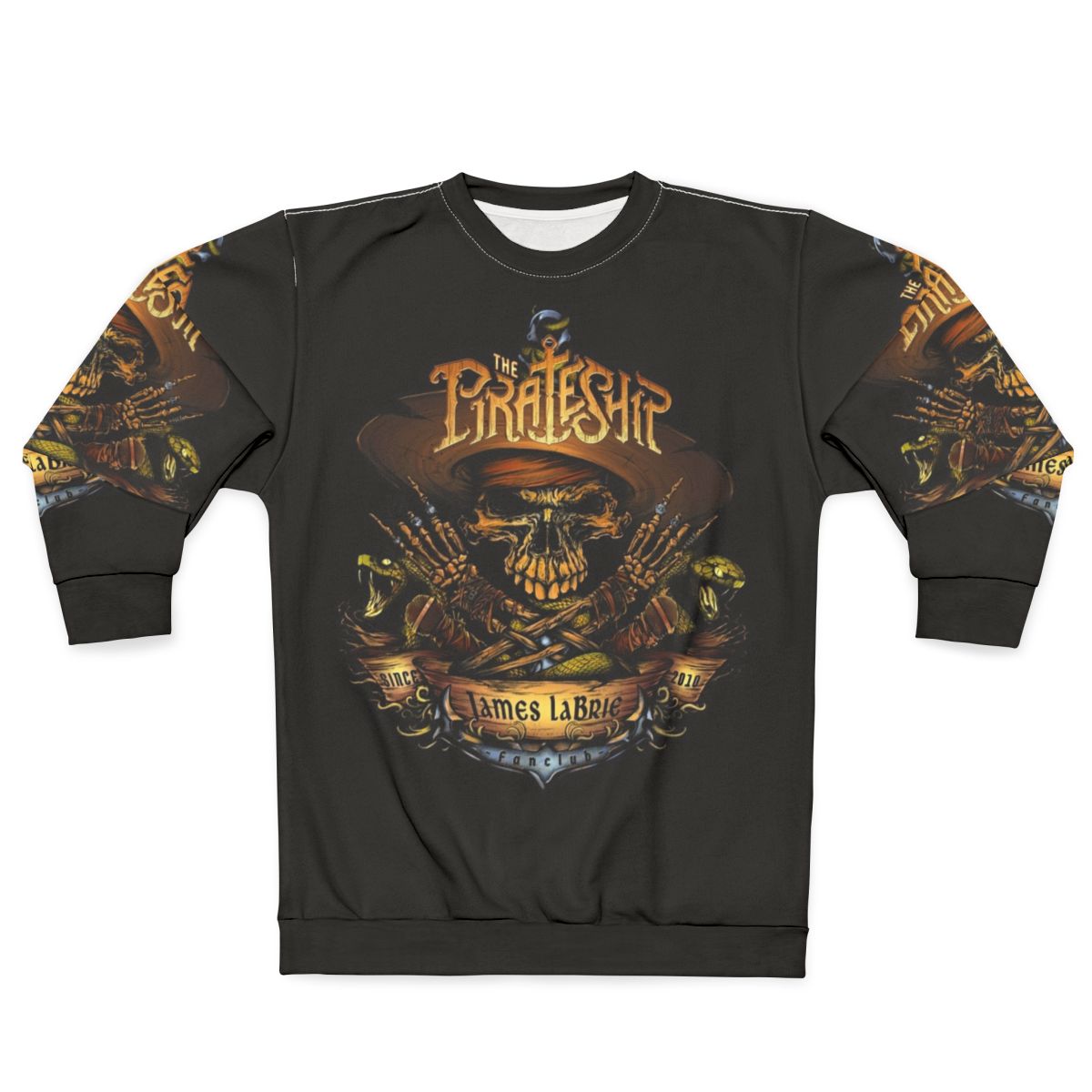 Pirate Ship Official Viper Edition Sweatshirt with Dream Theater Labrie Fanclub Logo